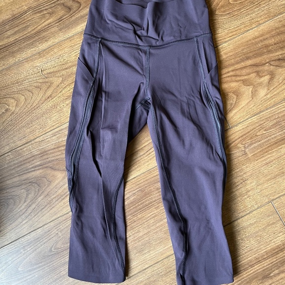 lululemon athletica Pants - Ladies Lululemon Running Capris - Very Good Used Condition - Size 4 - Purple